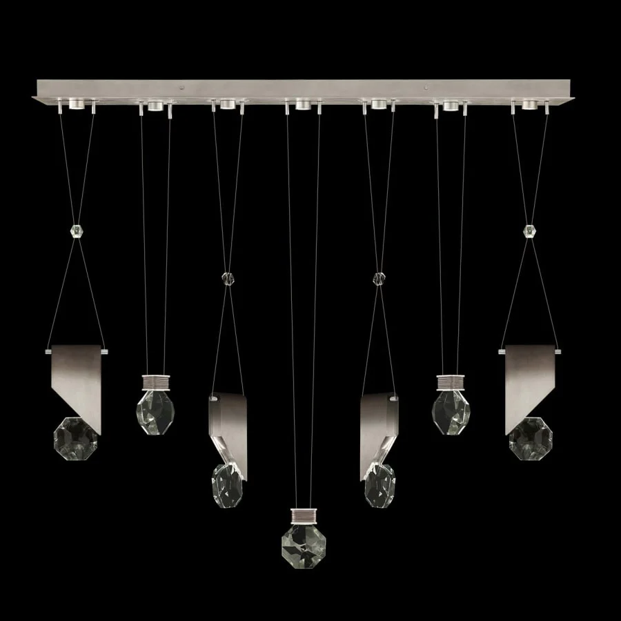 Fine Art Handcrafted Lighting ARIA 14 Light 60" Wide Integrated LED Linear Pendant - Image 1