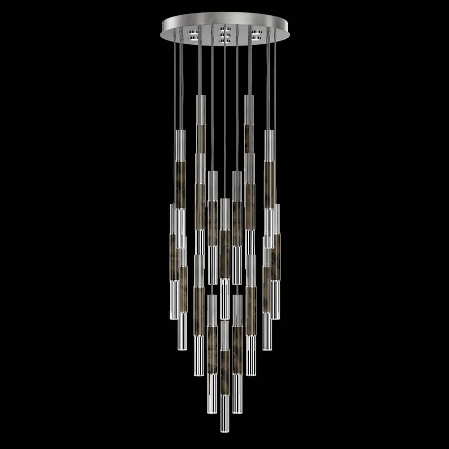 Fine Art Handcrafted Lighting Antonia 7 Light 31" Wide LED Multi Light Pendant - Image 1