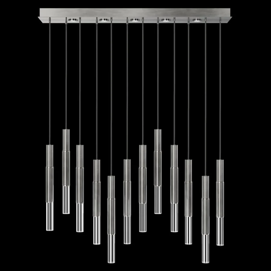 Fine Art Handcrafted Lighting Antonia 5 Light 61" Wide LED Linear Pendant - Image 1