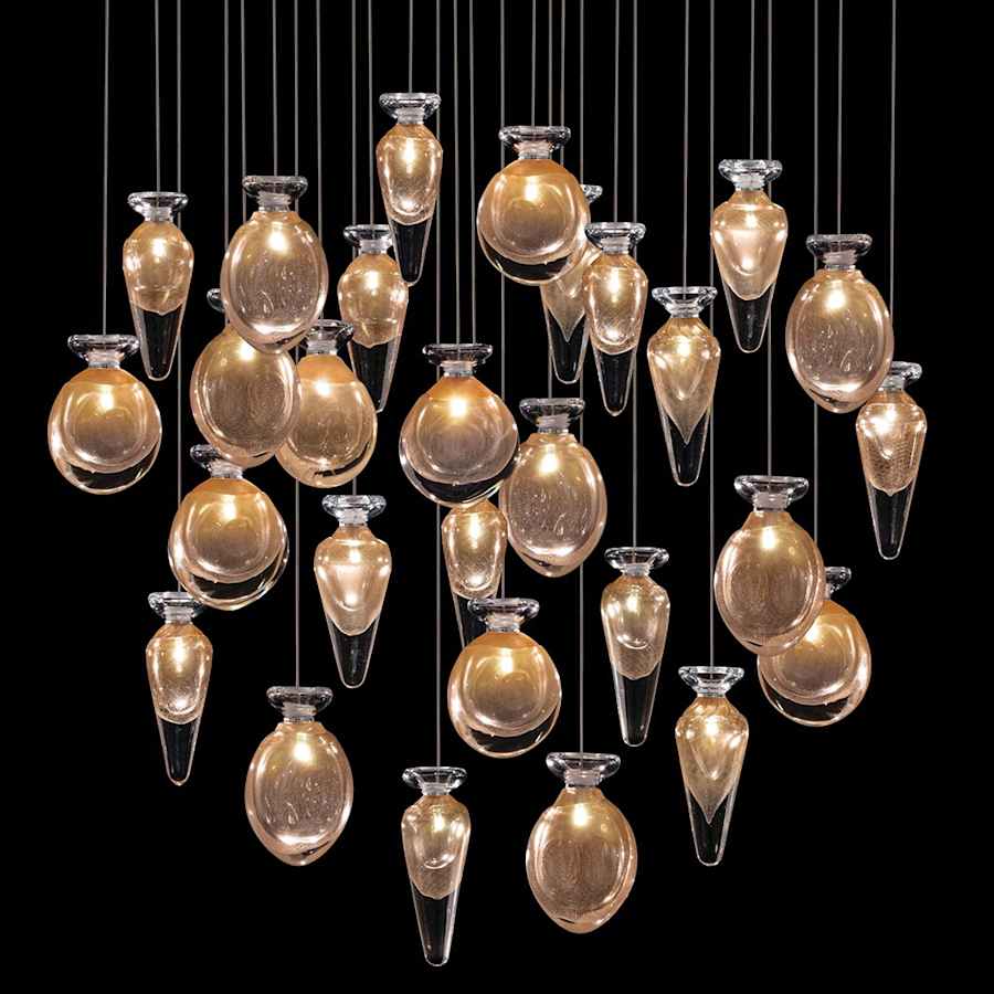 Fine Art Handcrafted Lighting Essence 28 Light 32" Wide LED Multi Light Pendant - Image 1