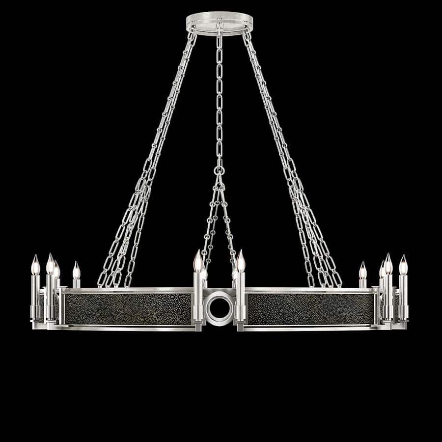 Fine Art Handcrafted Lighting Mirage 12 Light 50" Wide Taper Candle Style Chandelier - Image 3