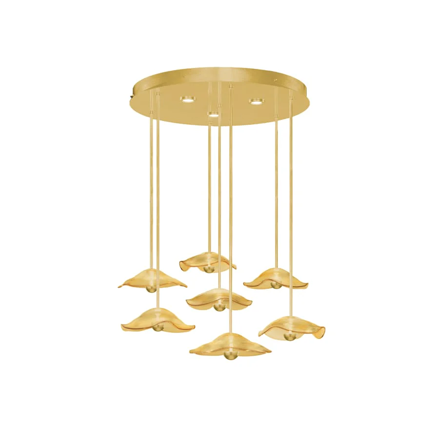 Fine Art Handcrafted Lighting Embark 3 Light 43" Wide LED Multi Light Pendant - Image 1