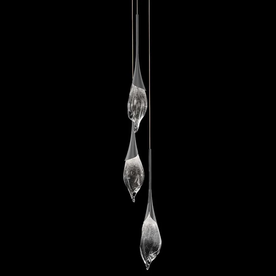 Fine Art Handcrafted Lighting Mayu 10" Wide LED Multi Light Pendant - Image 1