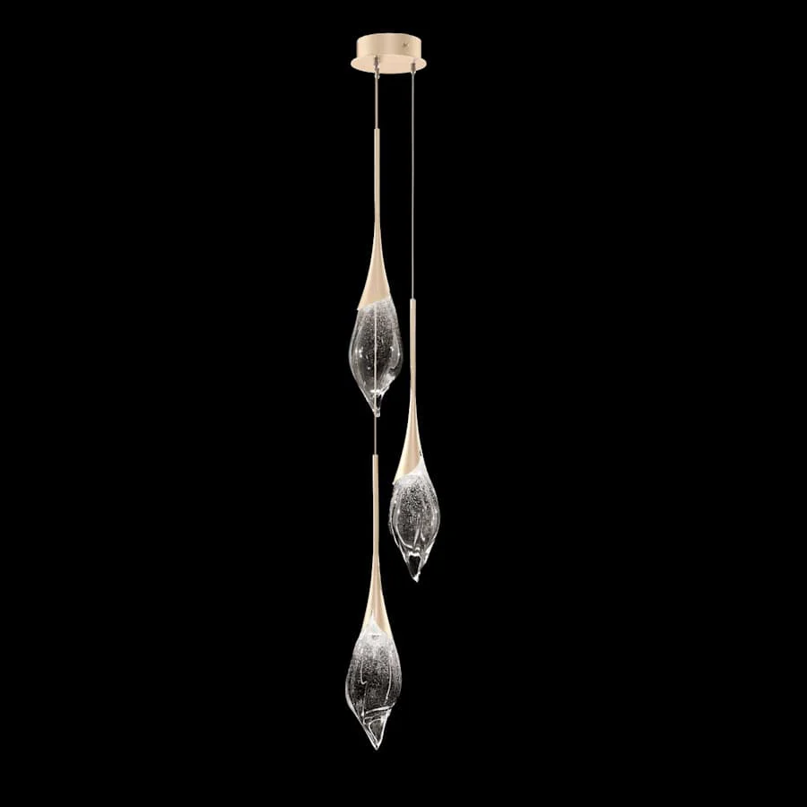 Fine Art Handcrafted Lighting Mayu 10" Wide LED Multi Light Pendant - Image 3