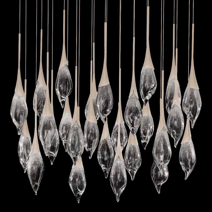 Fine Art Handcrafted Lighting Mayu 54" Wide LED 26 Light Linear Pendant - Image 1