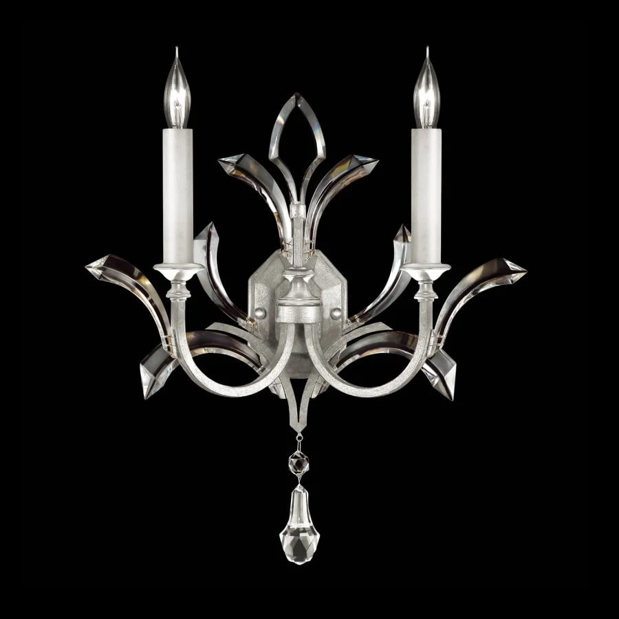 Fine Art Handcrafted Lighting Beveled Arcs 2 Light 22" Tall Wall Sconce - Image 3
