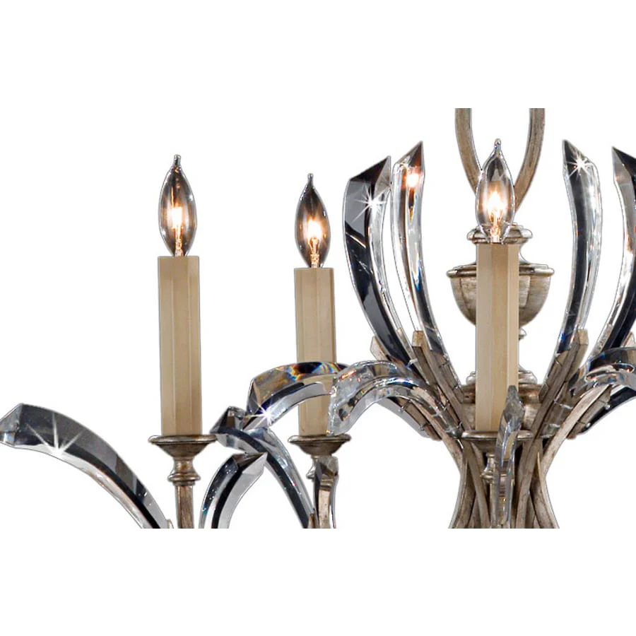 Fine Art Handcrafted Lighting Beveled Arcs Five-Light Single-Tier Beveled Crystal Chandelier - Image 2