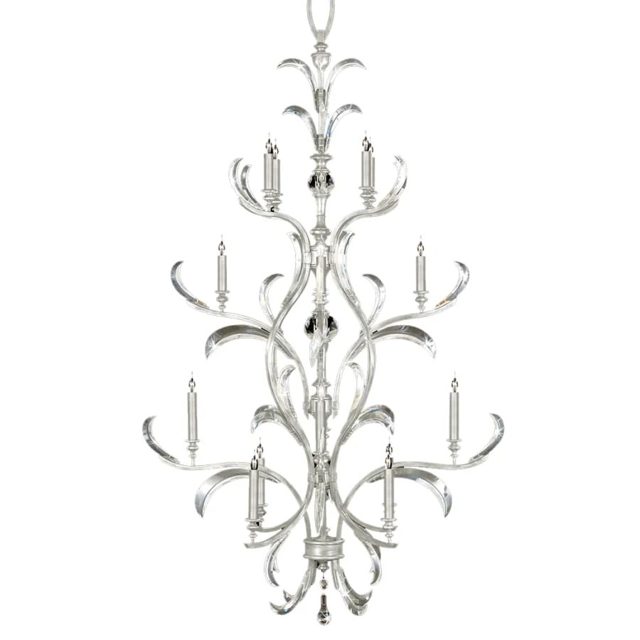 Fine Art Handcrafted Lighting Beveled Arcs 16 Light 48" Wide Crystal Chandelier - Image 1