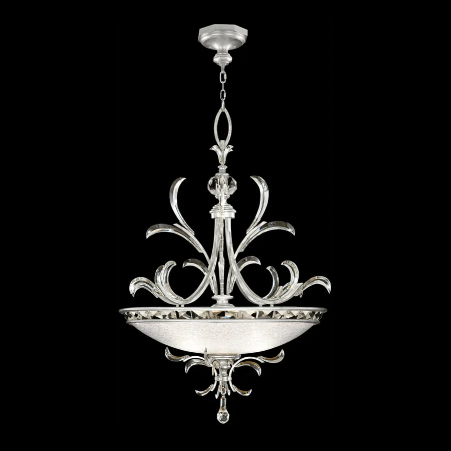 Fine Art Handcrafted Lighting Beveled Arcs 3 Light 44" Wide Crystal Pendant - Image 2