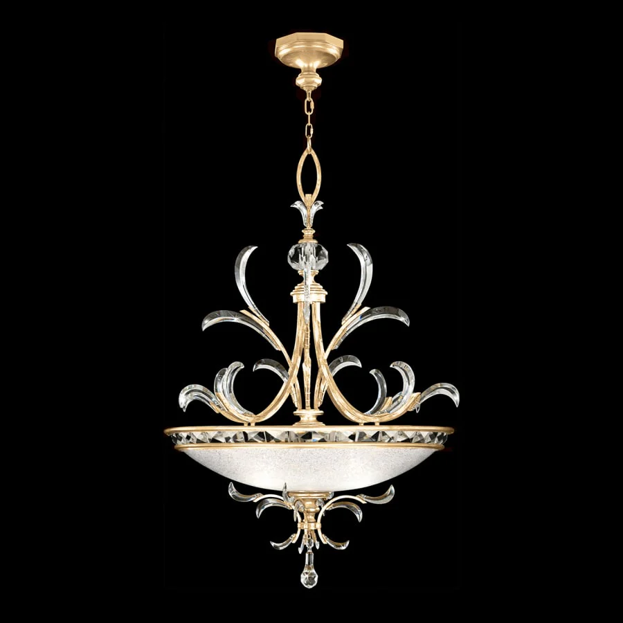 Fine Art Handcrafted Lighting Beveled Arcs 3 Light 44" Wide Crystal Pendant - Image 3