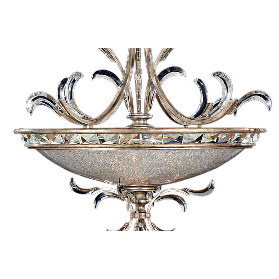 Fine Art Handcrafted Lighting Beveled Arcs 44" Diameter Three-Light Beveled Crystal Bowl Pendant - Image 2