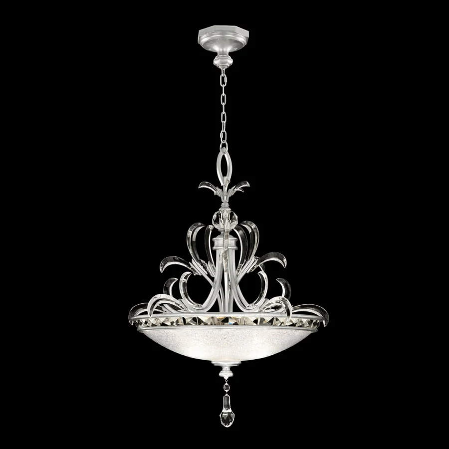 Fine Art Handcrafted Lighting Beveled Arcs 3 Light 32" Wide Crystal Pendant - Image 2
