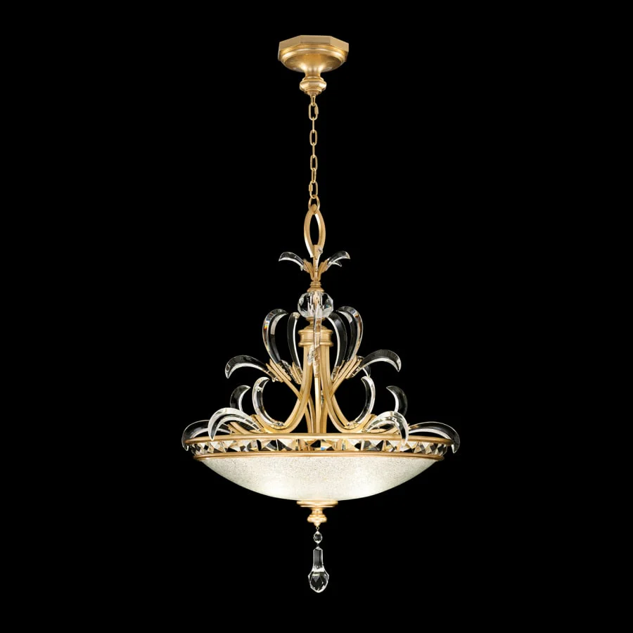 Fine Art Handcrafted Lighting Beveled Arcs 3 Light 32" Wide Crystal Pendant - Image 3