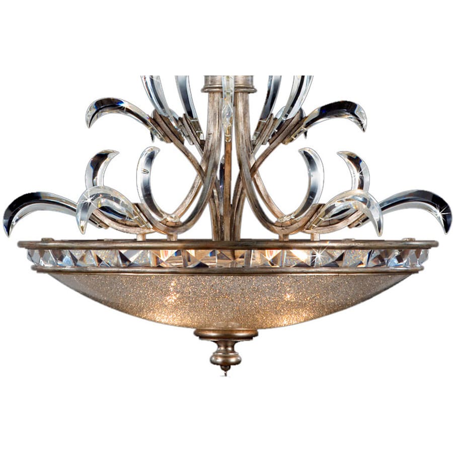 Fine Art Handcrafted Lighting Beveled Arcs 32" Diameter Three-Light Beveled Crystal Bowl Pendant - Image 2