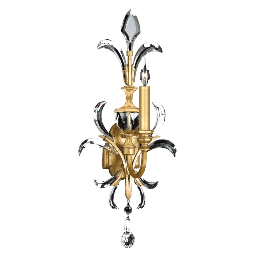 Fine Art Handcrafted Lighting Beveled Arcs 29″ Tall Wall Sconce
