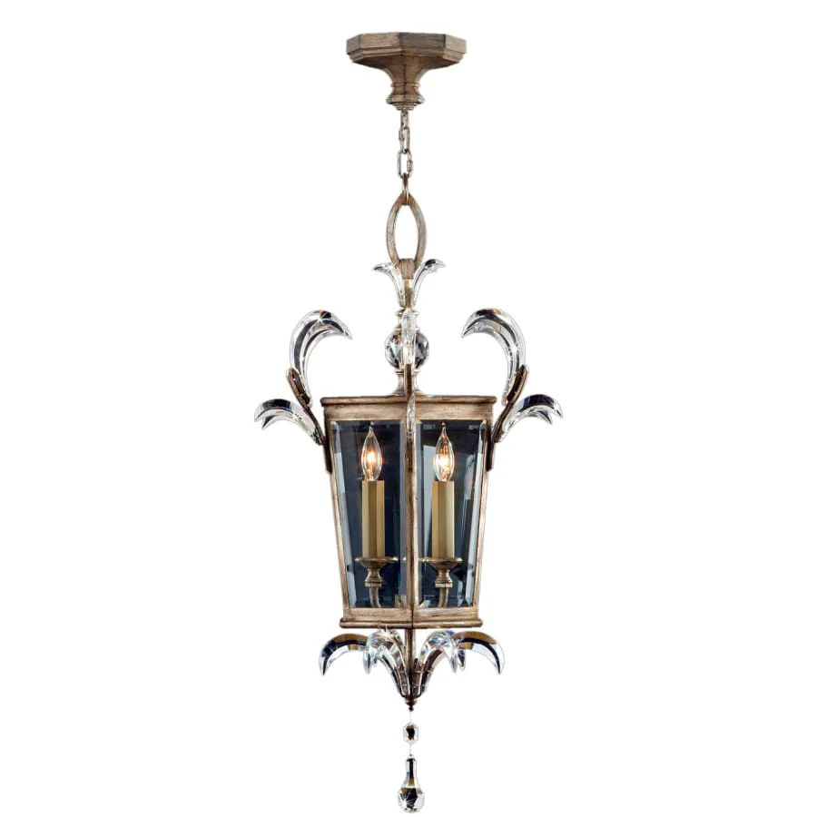 Fine Art Handcrafted Lighting Beveled Arcs 22" Diameter Three-Light Beveled Crystal Foyer Pendant - Image 2