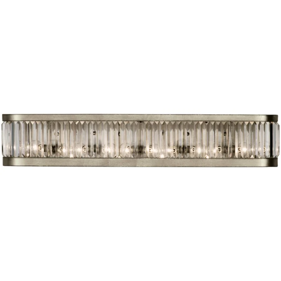 Fine Art Handcrafted Lighting Crystal Enchantment Six-Light Wall Sconce with Multi-Faceted Crystal Panels - Image 1