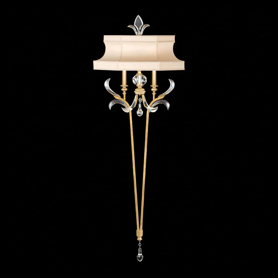 Fine Art Handcrafted Lighting Beveled Arcs 2 Light 66" Tall Wall Sconce - Image 2