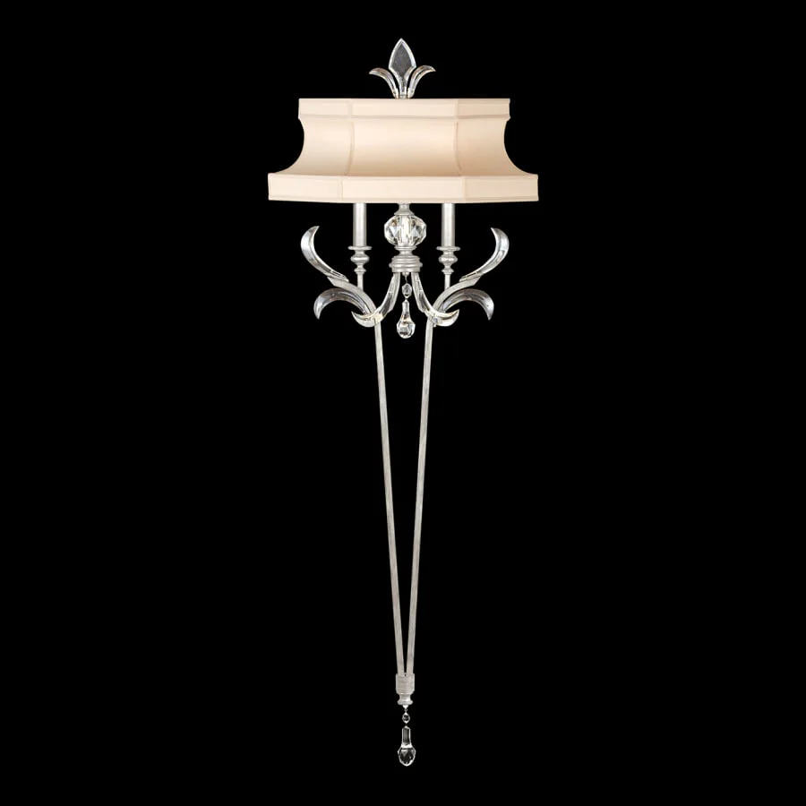 Fine Art Handcrafted Lighting Beveled Arcs 2 Light 66" Tall Wall Sconce - Image 3