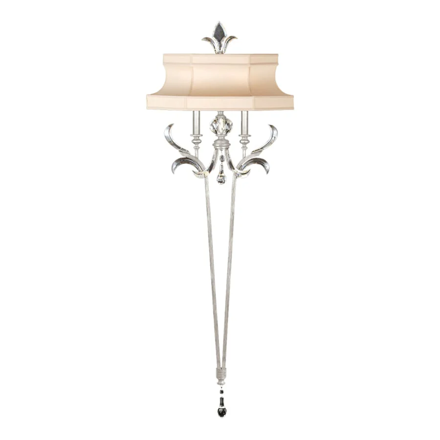 Fine Art Handcrafted Lighting Beveled Arcs 2 Light 66" Tall Wall Sconce - Image 1