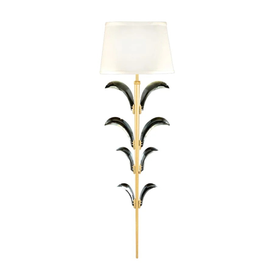 Fine Art Handcrafted Lighting Beveled Arcs 28" Tall Wall Sconce - Image 1