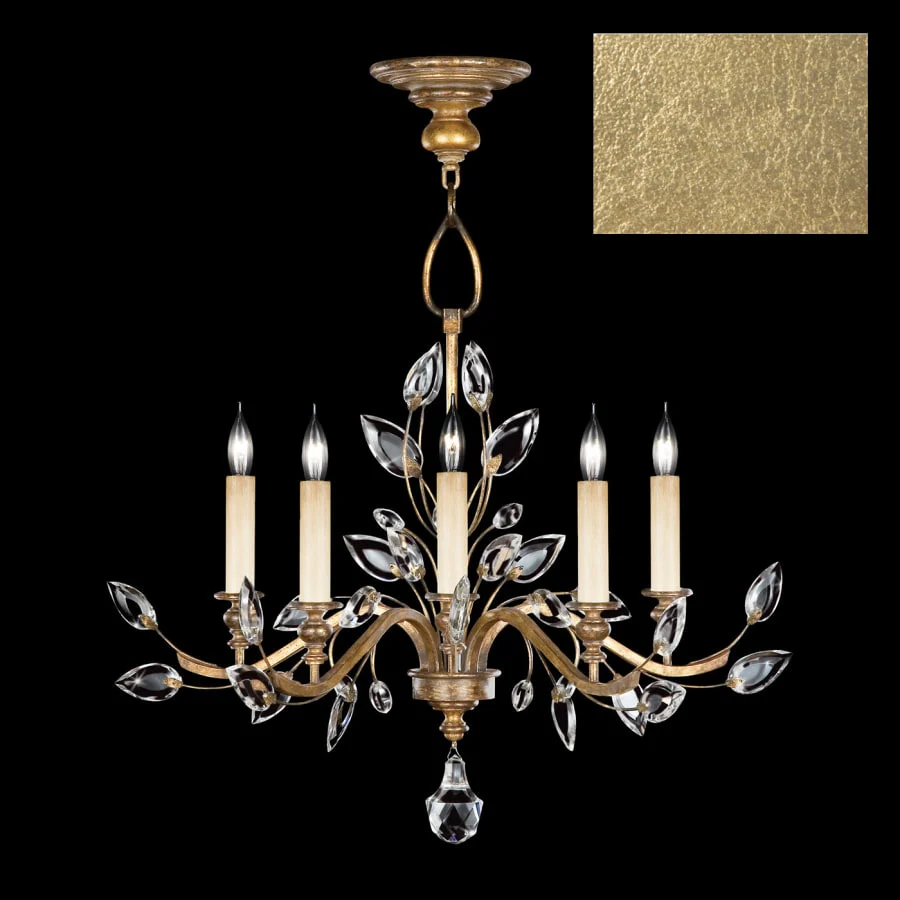 Fine Art Handcrafted Lighting Crystal Laurel 5 Light 32" Wide Crystal Chandelier - Image 3