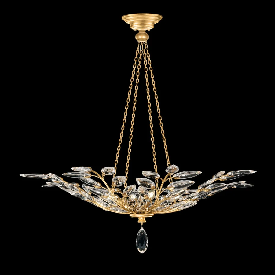 Fine Art Handcrafted Lighting Crystal Laurel 4 Light 35" Wide Crystal Chandelier - Image 2