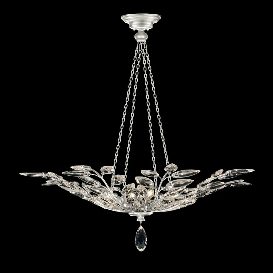 Fine Art Handcrafted Lighting Crystal Laurel 4 Light 35" Wide Crystal Chandelier - Image 3