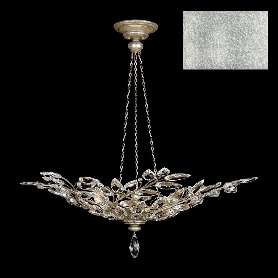 Fine Art Handcrafted Lighting Crystal Laurel 6 Light 47" Wide Crystal Chandelier - Image 2
