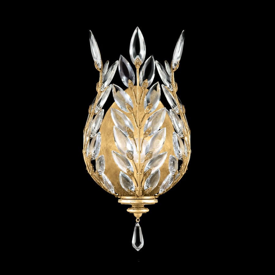 Fine Art Handcrafted Lighting Crystal Laurel 17" Tall Wall Sconce - Image 3