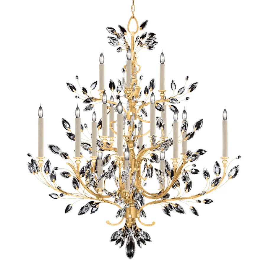 Fine Art Handcrafted Lighting Crystal Laurel 20 Light 57" Wide Crystal Chandelier - Image 1