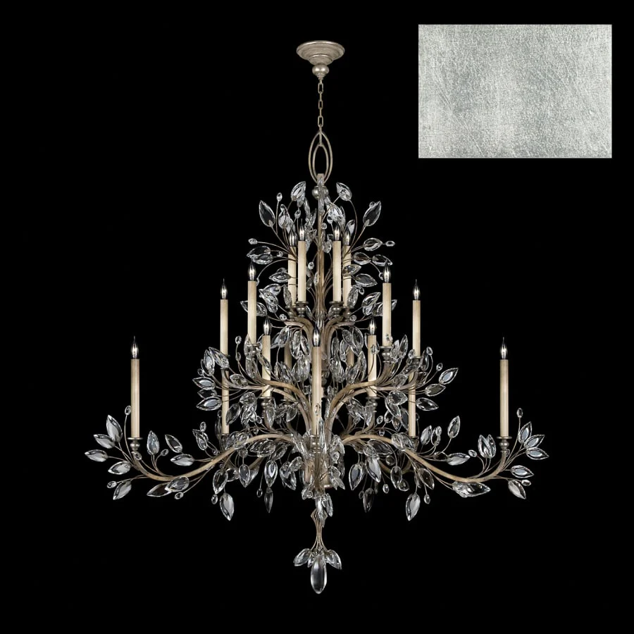 Fine Art Handcrafted Lighting Crystal Laurel 20 Light 75" Wide Crystal Chandelier - Image 3