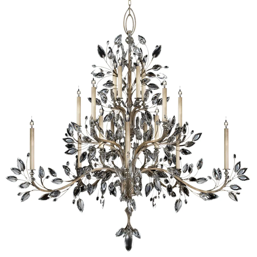 Fine Art Handcrafted Lighting Crystal Laurel 20 Light 75" Wide Crystal Chandelier - Image 1