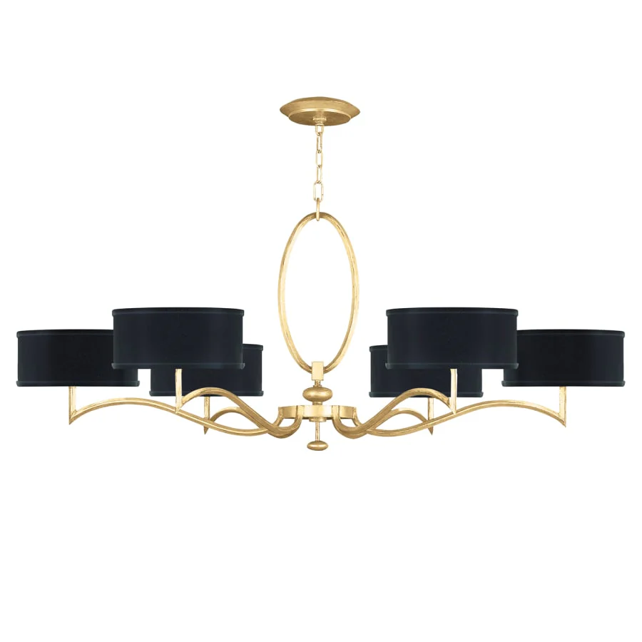 Fine Art Handcrafted Lighting Allegretto 6 Light 51" Wide Chandelier - Image 1
