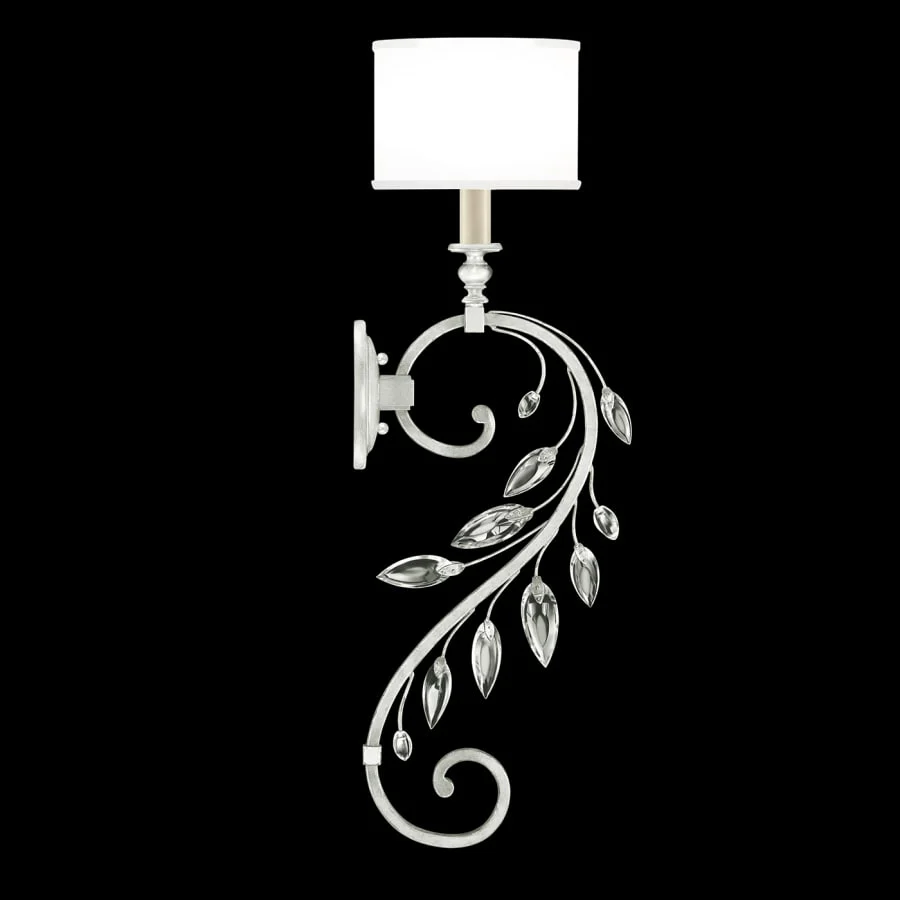 Fine Art Handcrafted Lighting Crystal Laurel 32" Tall Wall Sconce - Image 2