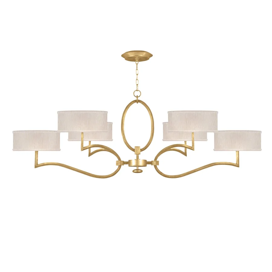 Fine Art Handcrafted Lighting Allegretto 6 Light 63" Wide Chandelier - Image 1