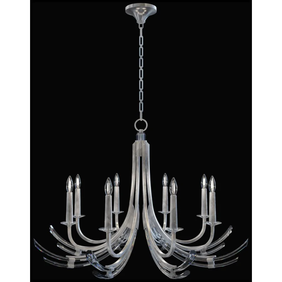 Fine Art Handcrafted Lighting Trevi 8 Light 40" Wide Crystal Abstract Chandelier - Image 2