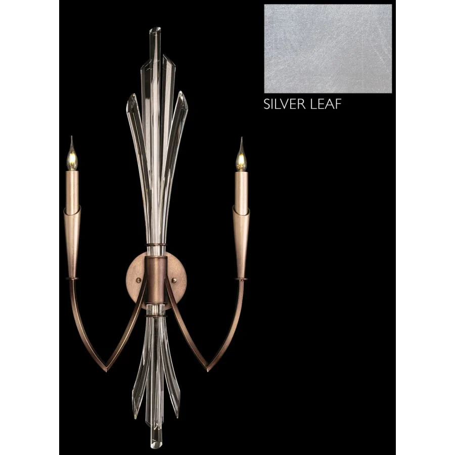 Fine Art Handcrafted Lighting Trevi 2 Light 33" Tall Wall Sconce - Image 2