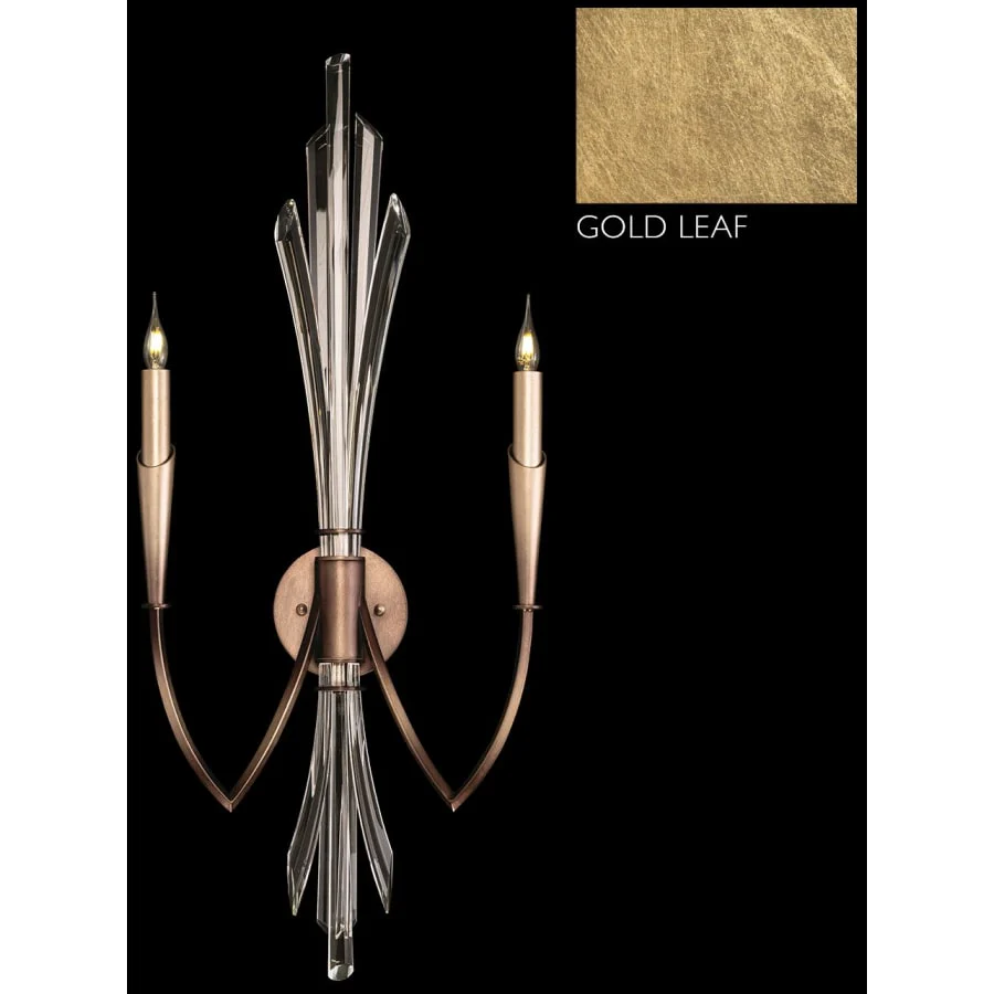 Fine Art Handcrafted Lighting Trevi 2 Light 33" Tall Wall Sconce - Image 3