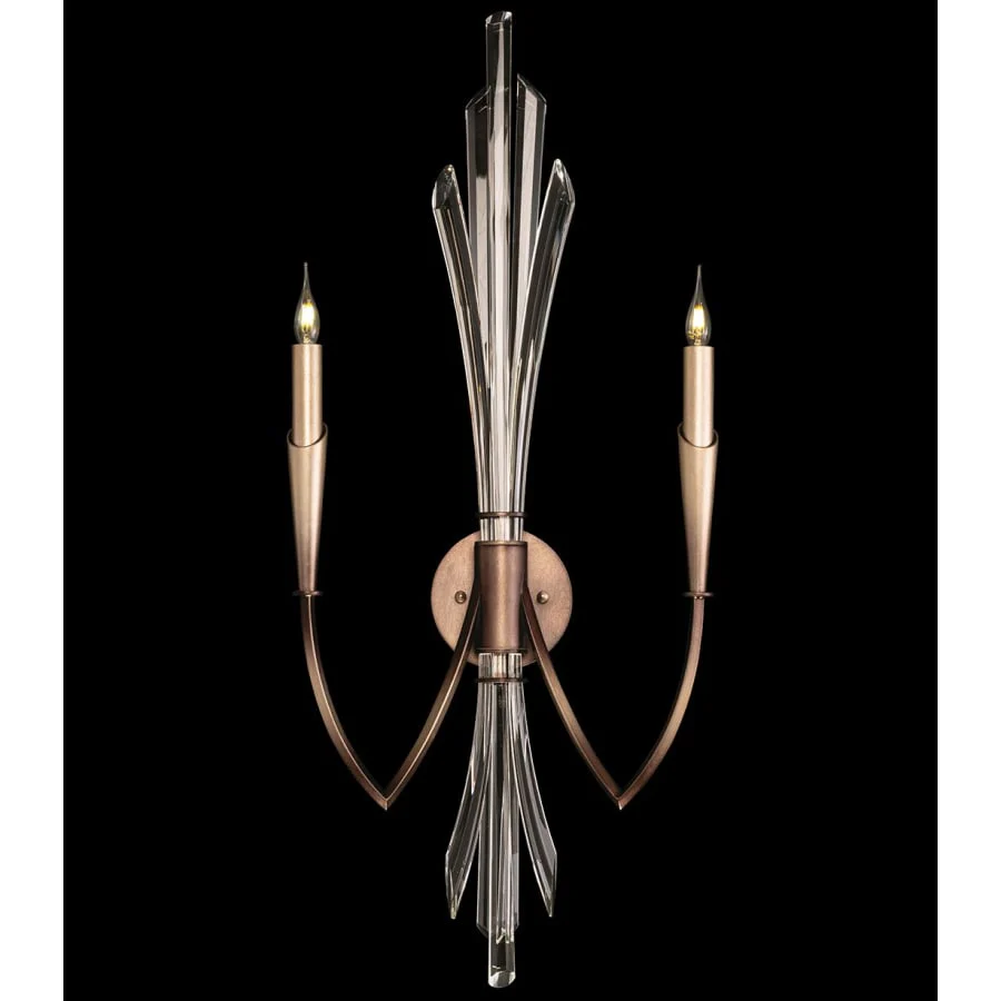 Fine Art Handcrafted Lighting Trevi 2 Light 33" Tall Wall Sconce - Image 1