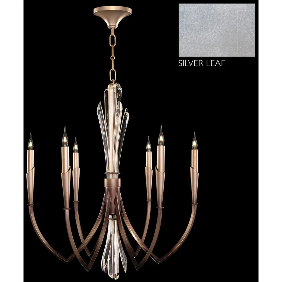 Fine Art Handcrafted Lighting Trevi 6 Light 26" Wide Crystal Candle Style Chandelier - Image 2