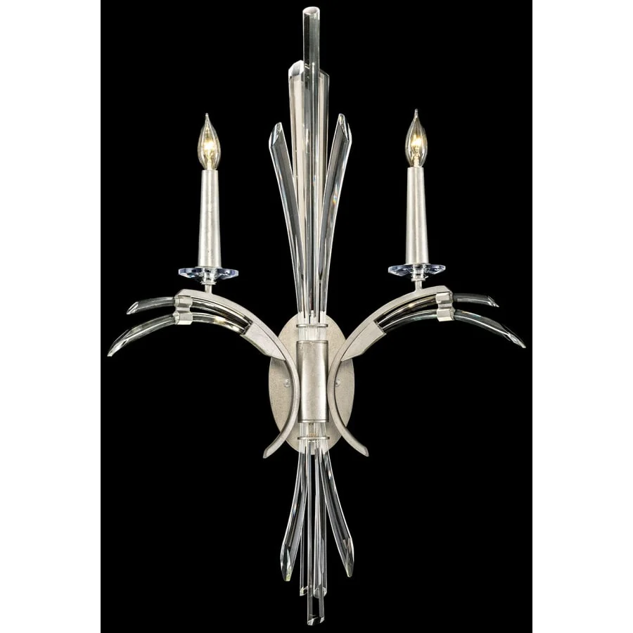 Fine Art Handcrafted Lighting Trevi 2 Light 34" Tall Wall Sconce - Image 2