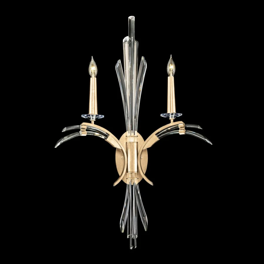 Fine Art Handcrafted Lighting Trevi 2 Light 34" Tall Wall Sconce - Image 3