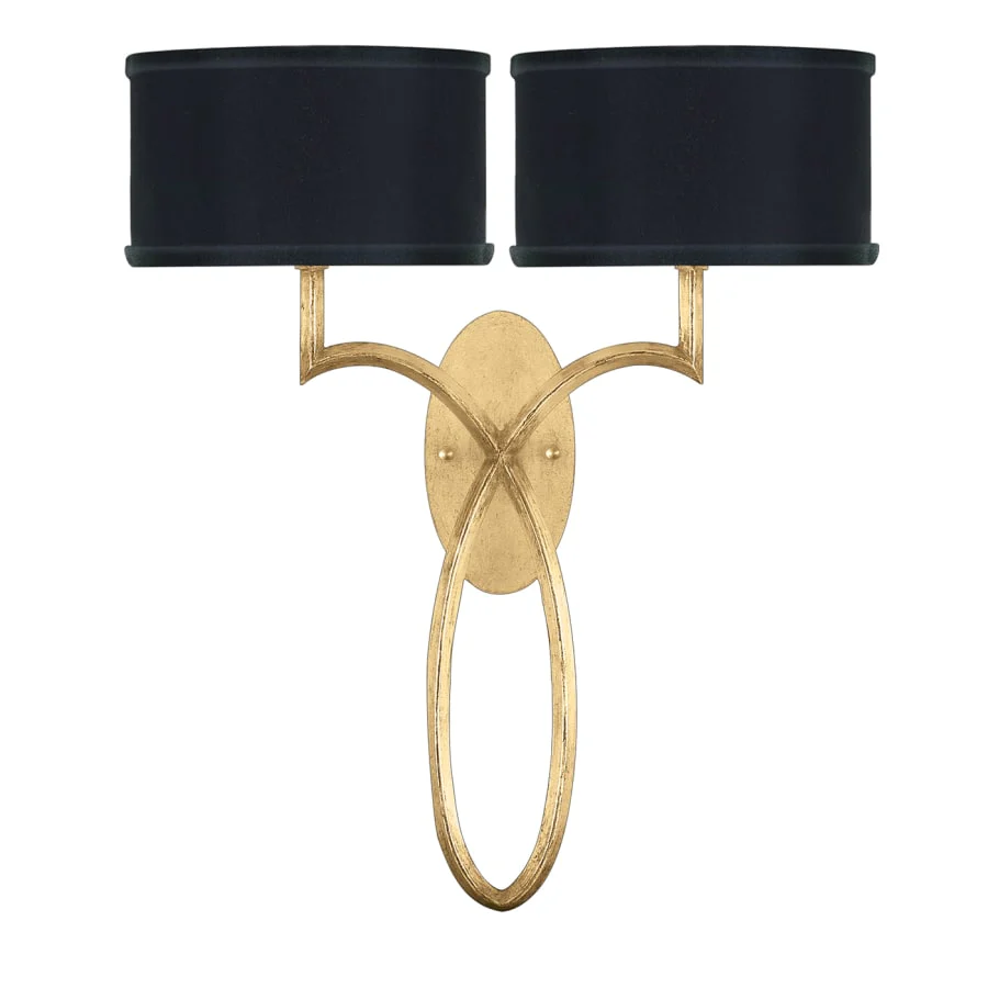 Fine Art Handcrafted Lighting Allegretto 2 Light 21" Tall Wall Sconce - Image 1