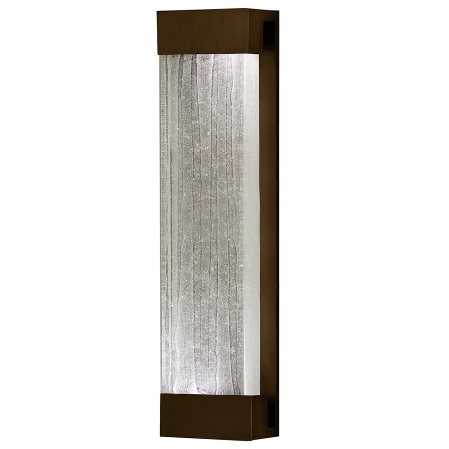 Fine Art Handcrafted Lighting Crystal Bakehouse 7x30 Two-Light Wall Sconce with Rectangular Crystal Spires Fused Glass Panel - Image 1
