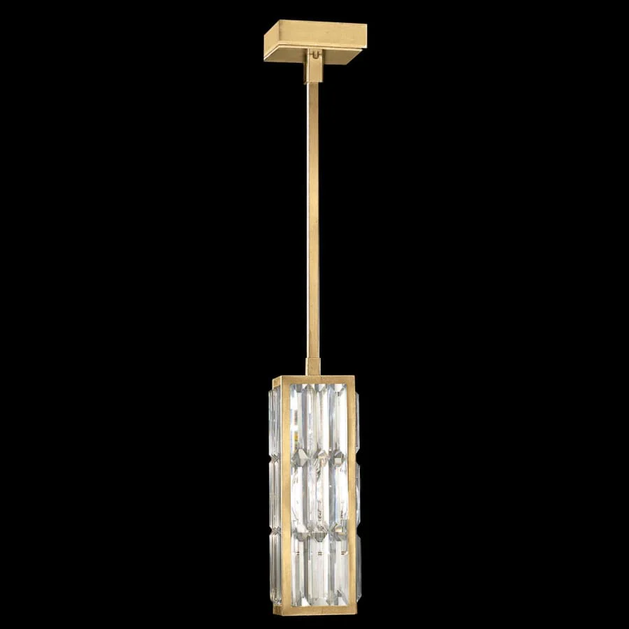 Fine Art Handcrafted Lighting Crystal Enchantment Single Light 5" Wide Crystal Mini Pendant - Image 2