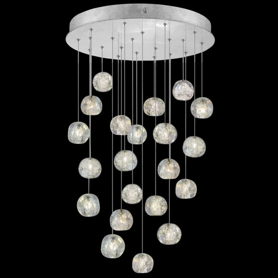 Fine Art Handcrafted Lighting Natural Inspirations 22 Light 24" Wide LED Crystal Multi Light Pendant - Image 1