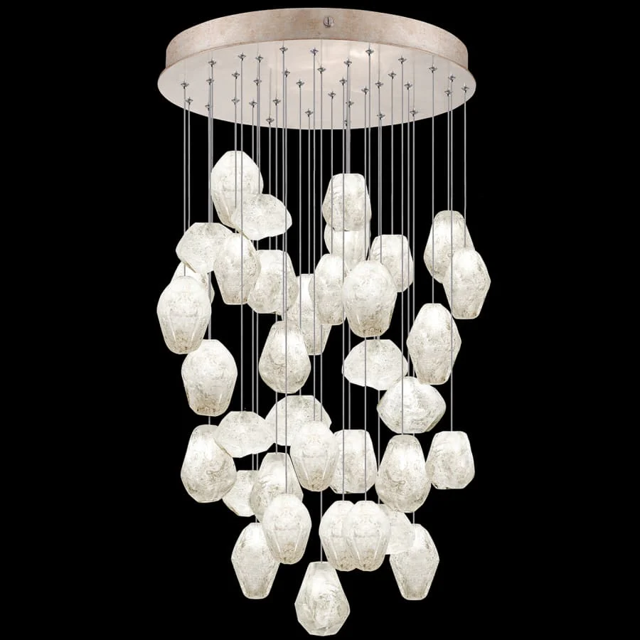 Fine Art Handcrafted Lighting Natural Inspirations 36 Light 34" Wide LED Crystal Multi Light Pendant - Image 1