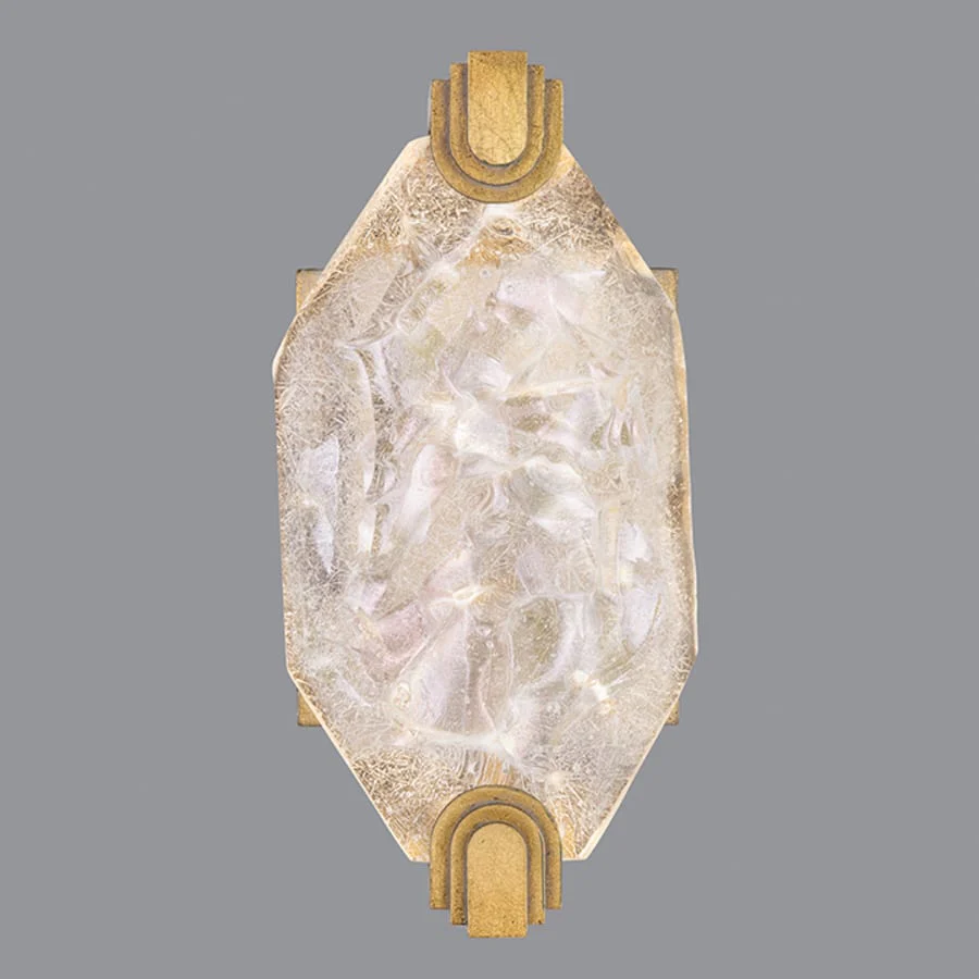Fine Art Handcrafted Lighting LED Wall Sconce in Gold Leaf Finish from the Allison Paladino Collection - Image 2