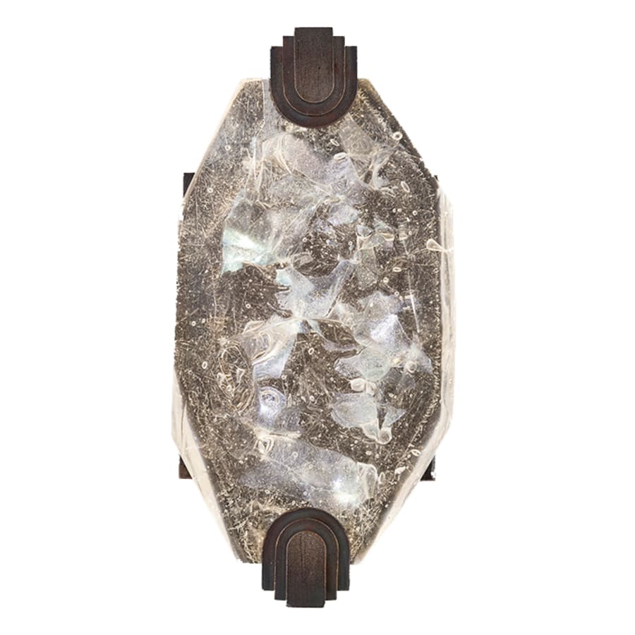 Fine Art Handcrafted Lighting LED Wall Sconce in Bronze Leaf Finish from the Allison Paladino Collection - Image 1